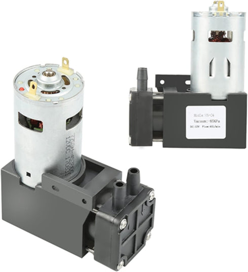 Kadimendium 12V Packing Mini Oilless Vacuum Pump Durable Efficient Pump for Vacuum Adsorption Automation Equipment