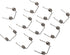 877-761 Feeder Spring Compatible with Hitachi NV45AA, NV45AB, NV45AB2(S), NV45AE N, NV50AP2, 10/Pack
