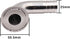 DERNORD 1.5" Tri Clamp 90 Degree Elbow Hose Barb Pipe Fitting (50.5MM Ferrule) - Tube OD: 1"/25MM