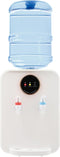 Lumicasaler Water Dispenser, Top Loading Countertop Water Cooler Dispenser with Hot/Cold/Warm 3-Temp Settings,