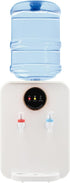 Lumicasaler Water Dispenser, Top Loading Countertop Water Cooler Dispenser with Hot/Cold/Warm 3-Temp Settings,