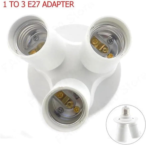 TCETVMVXR E27 3 4 6 E27 Bulb M20(Type 3) Socket to Adapter Lamp Holder Converters Base Socket Splitter LED Light Holder