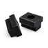 4pcs 3/8”-16 Threaded T-Slot Nuts, Black Oxide Finish Sliding Nuts T Track Accessories, Hammer Head Fastener for