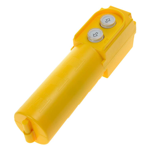 YXQ Rainproof Pendant Hoist Up Down Switch, C0B-61DR Push Button Control for Heavy Machinery, Yellow