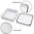 MAKERELE IP65 Waterproof Dustproof Electrical Junction Box, ABS Plastic Electronics Enclosure, White, 5.9 5.9