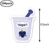 GUVSPTI 0.5in 208-Pack Yogurt Planner Stickers, Monthly Scrapbooking Arts Kids DIY Crafting