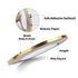 Gold Duct Tape, Metallic Mylar Film Tape, 1/5 Inch X 164 Ft, Vinyl Pinstripe Tape for Detailing, Wall, Floor, Tile, Car