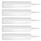 DOITOOL Empty Caulk Tubes, 5 Pcs - 20oz Reusable Plastic Caulk Tubes for Cracks, Tiles, and Repairs