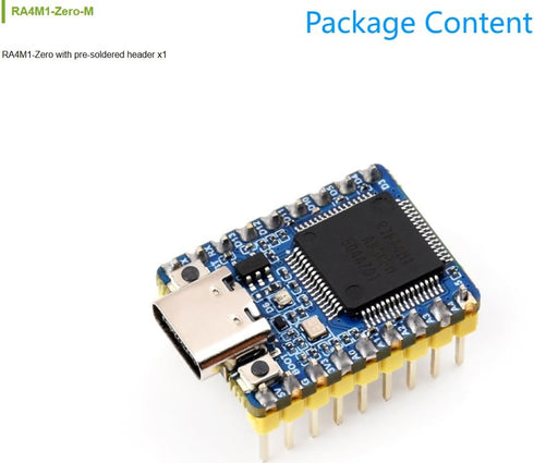 XYGStudy RA4M1-Zero 32-Bit MCU-RA4M1, 48MHz (RA4M1-Zero-M) Mini Development Board Based on Operating Frequency