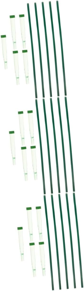 TEHAUX 15pcs Plastic Flower Tubes Cap for Fresh Flower Preservation Reusable Vials