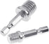 RDTGHY 2 Pcs Hex Socket Adapter M10 M14 Silver Conversion Rod Impact Power