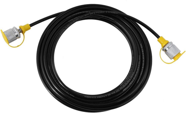 Black Hydraulic Pressure Test Hose for Excavator Construction Machinery - M16*2 Dual Female Liquid