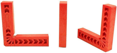 Chiloskit 2Pcs 90 Degree Woodworking Corner Clamp Tool, Clamping Angle Clamps for Picture Frames, Boxes, Cabinets