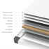 VIZ-PRO Magnetic Whiteboard/Dry Erase Board, 36 x 24 Inches - Includes 1 Eraser, 2 Markers & 4 Magnets