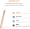 Korea Life&Pieces 0.4 mm 4 Color Quick Dry Gel Pen, Made in Korea, 1 Pcs 4 Colors Ball Pen (APRICOT)