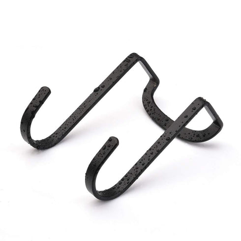 Multi-Use Over Cabinet Hook - 5 Pack Stainless Steel Over Door Double Hook for Drawer, Closet, Kitchen, and Bathroom