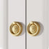 SANCHAKOU 2 Pack 48 14Mm Metal Cabinet Handles Wardrobe Door Shoe Cabinet Wine Cabinet Bedside Table Drawer Cabinet