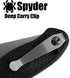 Deep Pocket Knife Clip, EDC Folding Knives Portable Carry Clips, Pack of 2