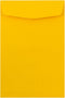 JAM PAPER 6 x 9 Open End Catalog Premium Envelopes, Sunflower Yellow, 50/Pack