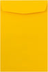 JAM PAPER 6 x 9 Open End Catalog Premium Envelopes, Sunflower Yellow, 50/Pack