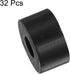 32pcs Rubber Spacer 1 Inch OD 0.4 Inch ID 0.6 Inch Thick Neoprene Round Anti Vibration Isolation Pads for Home Cars