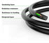 Waterproof Connectors 3 Wire, 12AWG Male Female Plug LED Connector with 3Pin Extension Cable