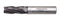 Accusize Industrial Tools M42 8% Cobalt Tialn Roughing End Mill, 1/2'' x 1/2'' x 1-1/4'' Flt Length, 1102-0012