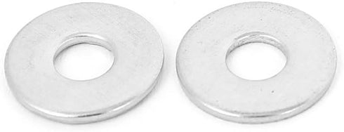 uxcell M4x12mmx1 mm Stainless Steel Round Flat Washer for Bolt Screw (Pack of 100)