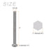 Hex Bolts 50Pcs (1/4-20x3"), 304 Stainless Steel UNC Fully Threaded Hex Head Screw Bolt Machine Screws