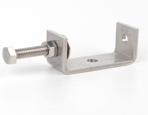 2Pcs 304 Stainless Steel C Clamp 65MM, Heavy Duty Adjustable Wide Jaw Opening C Clamp for Woodworking