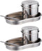 iplusmile 2set Medical Tray, Stainless Steel Instrument Tray with Jar and Tweezer, Tattoo Sterilizer Tool