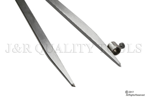 J&R Quality Tools 23877 Pencil Length Divider with Wing, 12-Inch - Lifetime Warranty (One Pack)