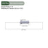 YOKIVE 100 Pcs Metal Oxide Film Resistors, 1W, 4.7K Ohm, Grey, for Electric Power Equipment