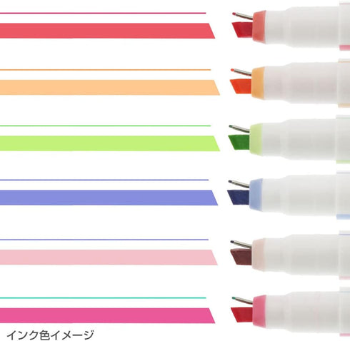 Sun-Star Stationery S4591755 Ninipie Water-Based Pen, Set of 6