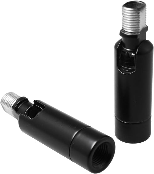 TAODAN 2PCS 180 15.5x60mm Black Tilt Top Light Adaptors Degree Pendant Track Metal Suspension Fittings Multifunctional