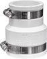 Fernco 1056-215 Reducing 2-in. x 1-1/2-in. Flexible PVC Pipe Coupling for Cast Iron and Plastic Plumbing