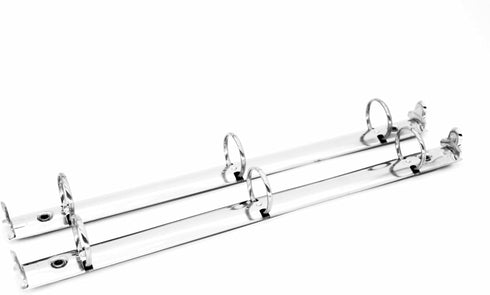 JJNUSA 2 Pieces Metal Standard Letter Size Notebook 3-Ring Binder Mechanism Replacement Kit, 3 O Rings