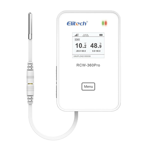 Elitech External Temperature Probe, Temperature Sensor for RCW-360Pro Device, Monitor -40~176?, 16.4ft