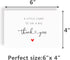 ZGQ 48 Pack 46 Thank You Cards with Envelopes & Stickers, Cute Blank Greeting Cards for Baby Shower & WeddingBoxed Bulk
