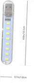 3 Pcs USB Rechargeable LED Night Lights Portable Table Lamps with White LEDs Creative Small Desk Lamps for Bedroom