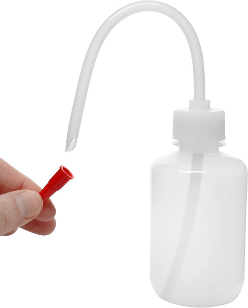 EISCO Wash Bottle, 250ml - Polyethylene, Unbreakable with Flexible Delivery Tube
