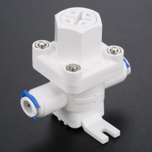 RO Water Pressure Relief Valve, 1/4" OD Hose Quick Connection Water Pressure Reducing Regulator for RO System