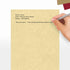 LUXPaper 8.5" x 11" Cardstock, Gold Parchment, 65lb. Cover, 50 Qty