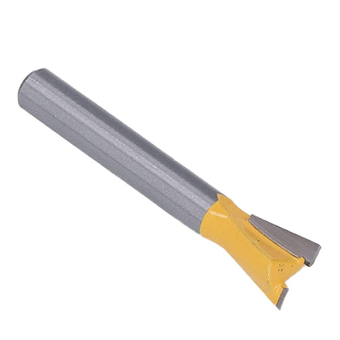 Generic (6*3/8) Tungsten Alloy Carbide PTFE Coating Dovetail Bit Adjustable Depth Woodworking Router Cutter