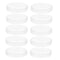 10pcs Glass Culture Dishes for Laboratory Experiments High Transparency Petri Dishes for