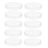 10pcs Glass Culture Dishes for Laboratory Experiments High Transparency Petri Dishes for