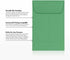 LUXPaper Coin Envelopes, 2 1/4" x 3 1/2", Holiday Green, 80lb Text, 50 Qty