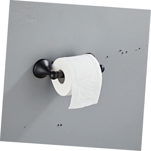 Set Gadpiparty Stainless Steel Bathroom Towel Holder Black Towel Rack with Elegant Design Space-Saving