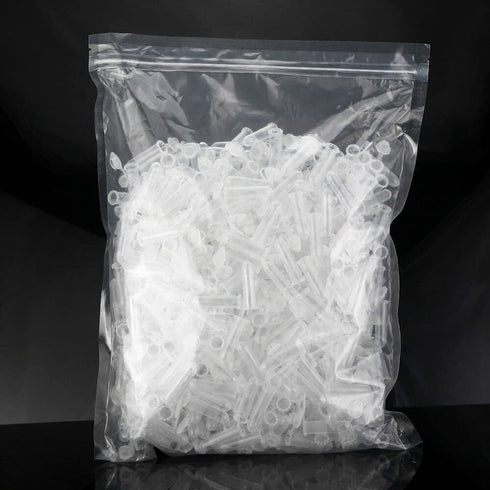 2ml Microcentrifuge Tubes, 500pcs EO Sterilized Plastic Vials with Caps for Sample Storage without Leakage