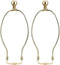 10 Inch Lamp Harp, Gold 2 Set, Metal Lamp Shade Harp Holder, DIY Detachable Lampshade Bracket